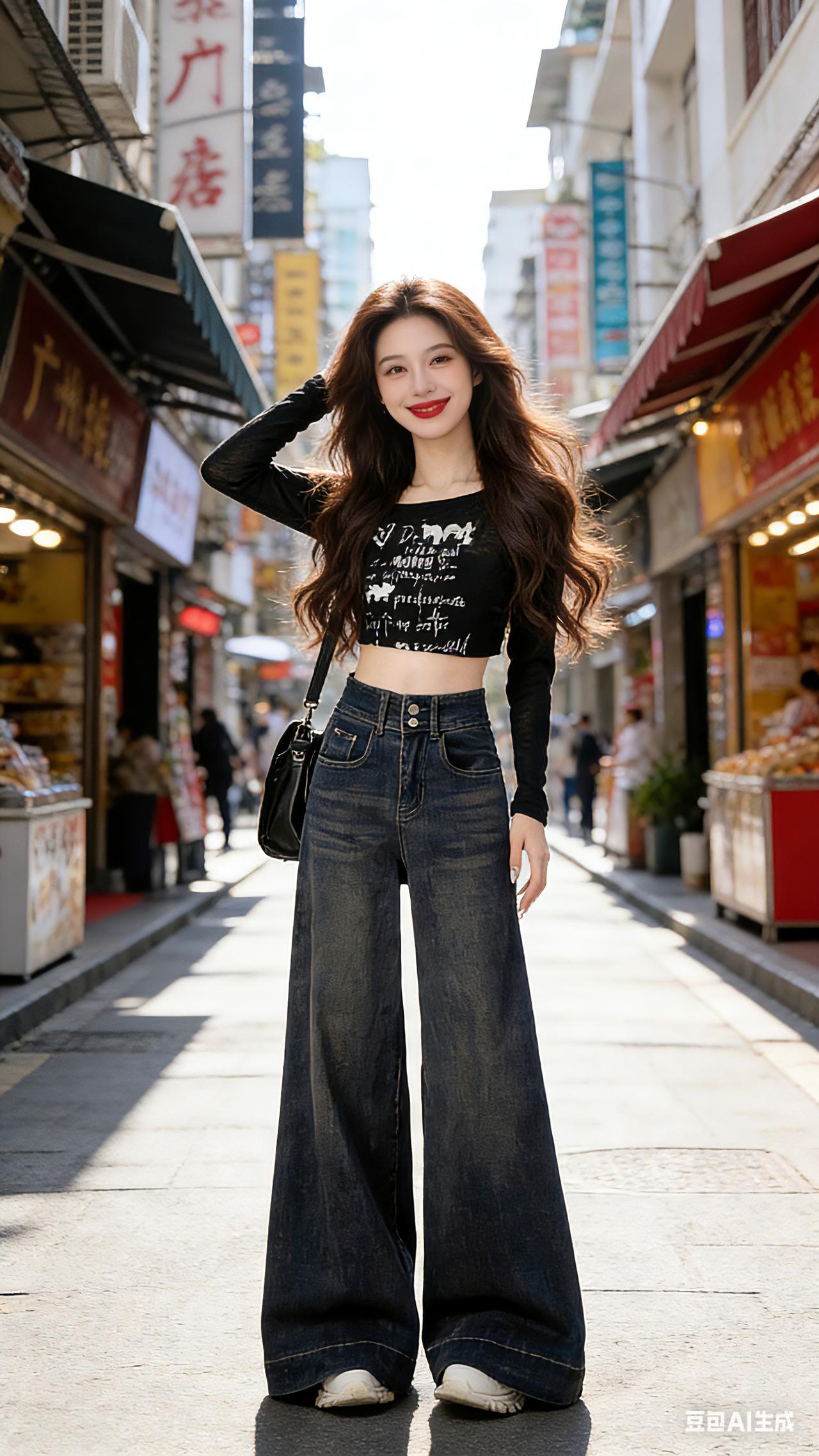 复古潮流穿搭指南，带你走进繁华街头的时尚世界！👗👖👟