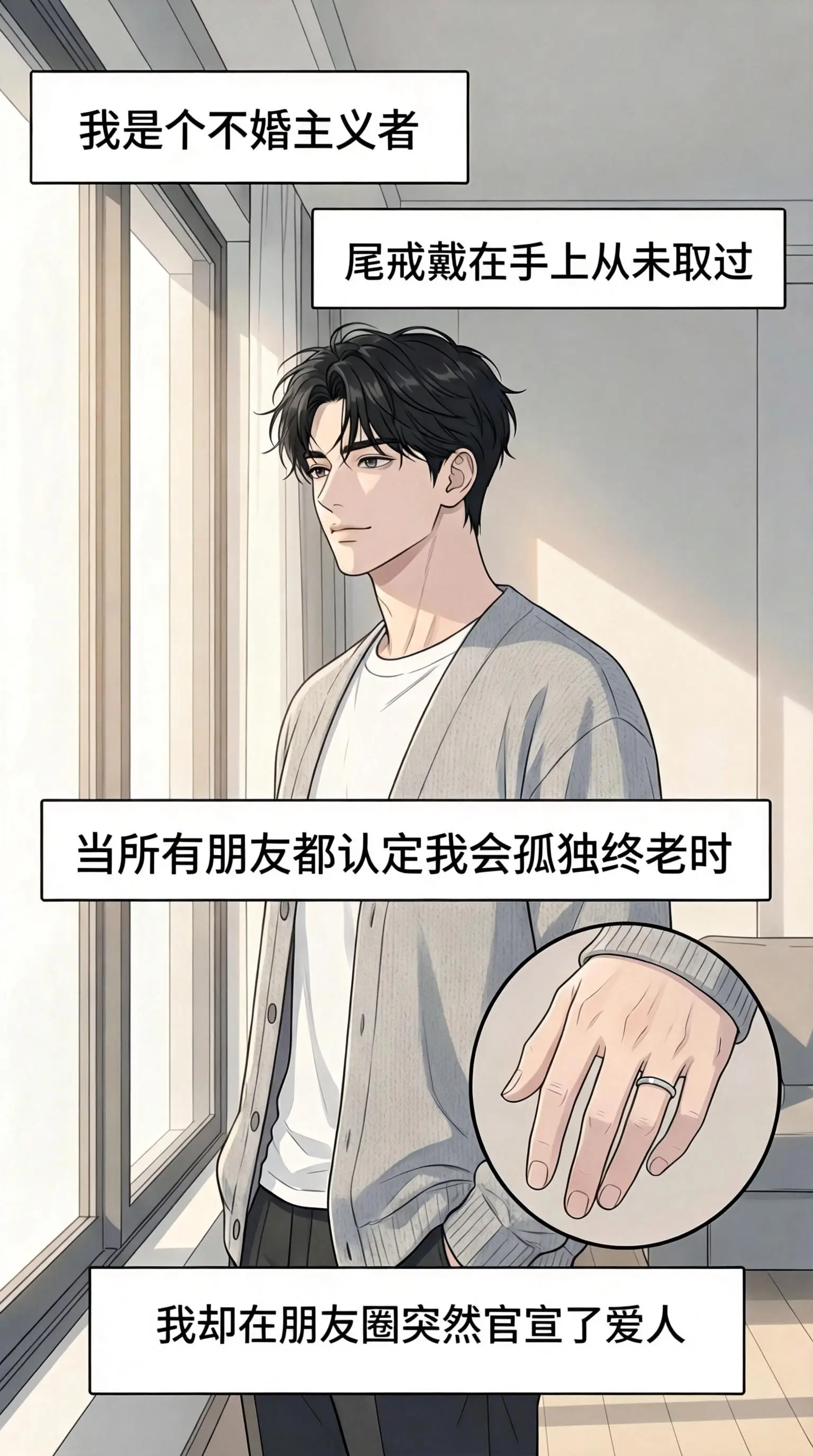 遇见对的人，不婚主义也甘愿签下卖身契。