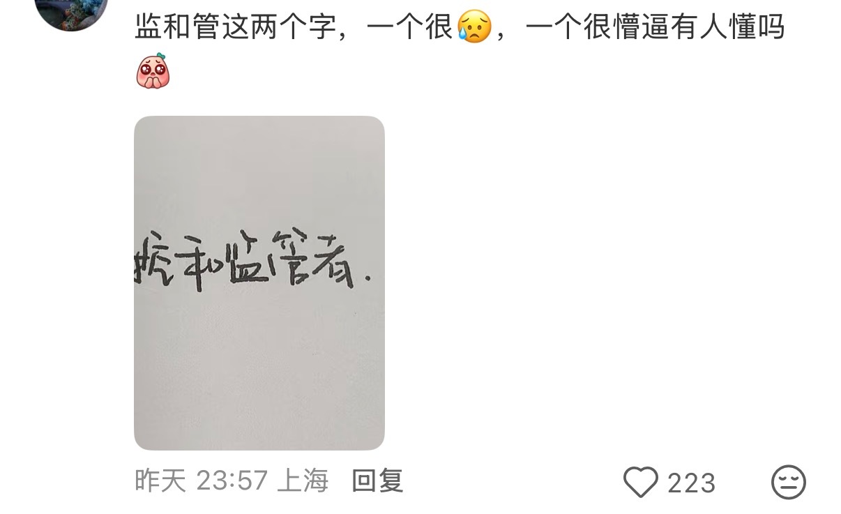 手写的可爱的字： 