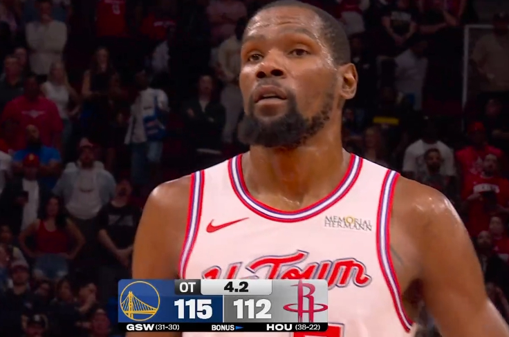 杜兰特罚球不进 杜兰特罚球不进 杜兰特罚球不进  勇士vs火箭