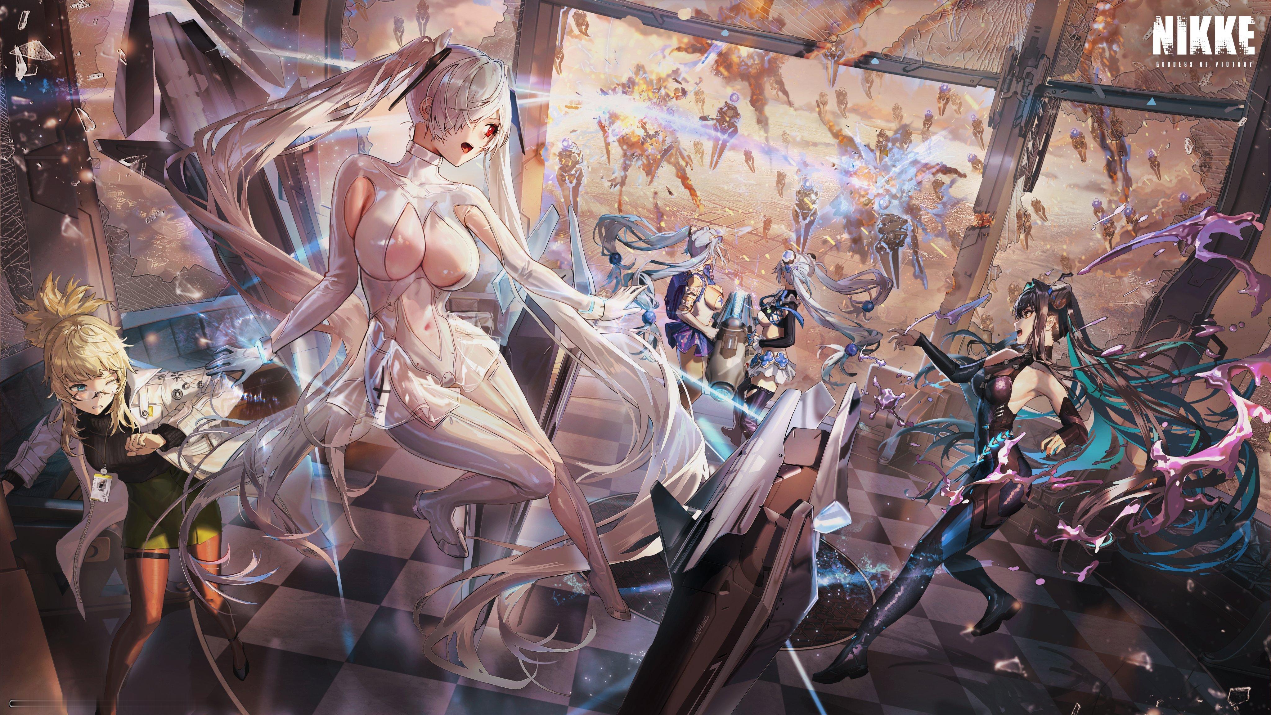 【斯哈斯哈】《妮姬：胜利女神》官推粉丝数突破90万！洞穴糊老师绘制的感恩贺图公开