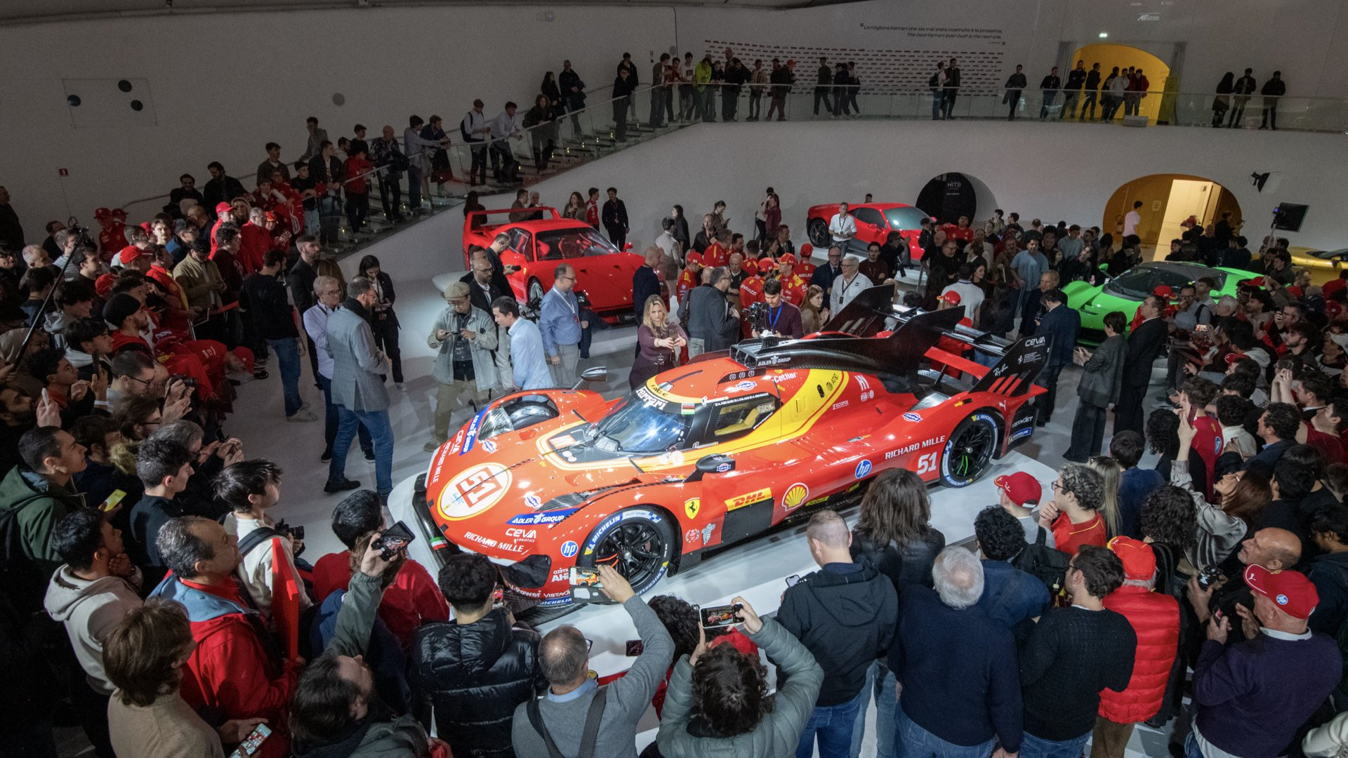 法拉利透露2026款499P更多升级细节~在早前的2026赛季法拉利499P涂装