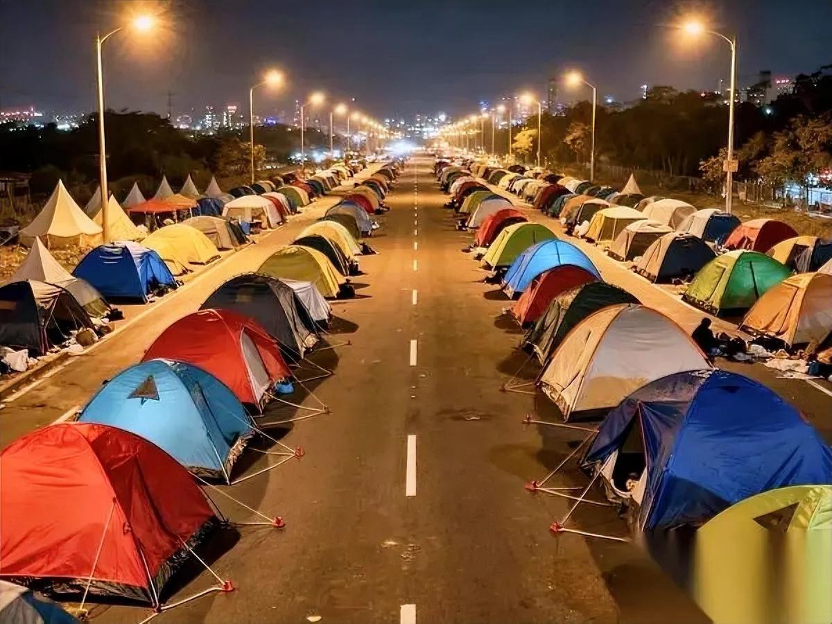 我洗澡时问老公：“住帐篷的是不是都穷？”他回我一句话，我脸瞬间烧起来。

老公擦