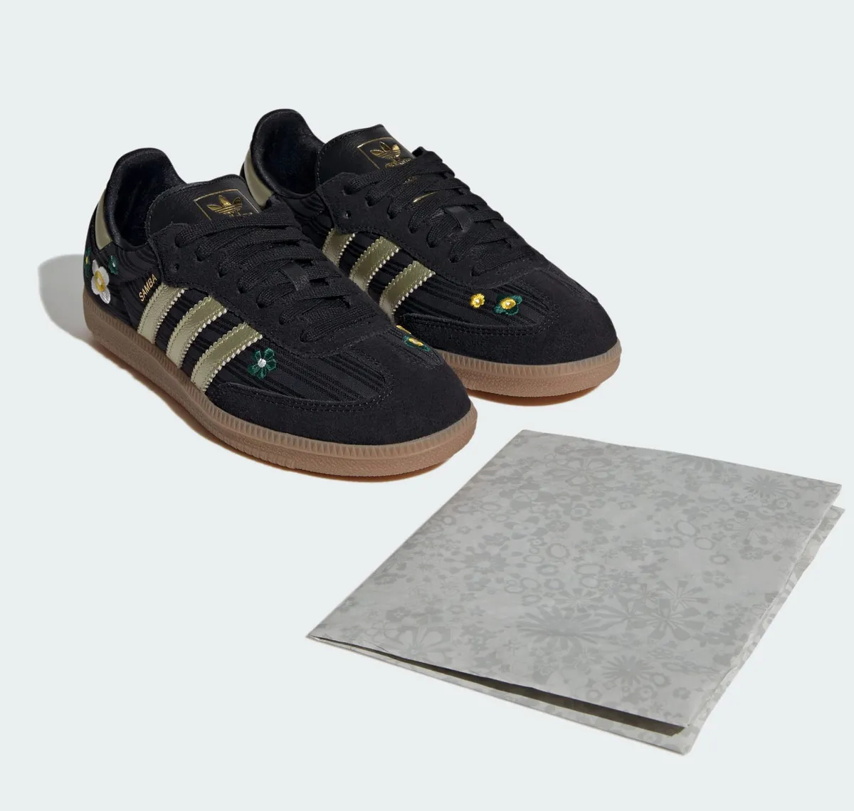 ADIDAS ORIGINALS SAMBA  OG Flower Embroi
