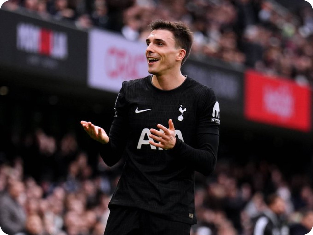 热刺总体对帕利尼亚感到满意，但他们目前不愿意支付总计2500万欧元的买断条款，想