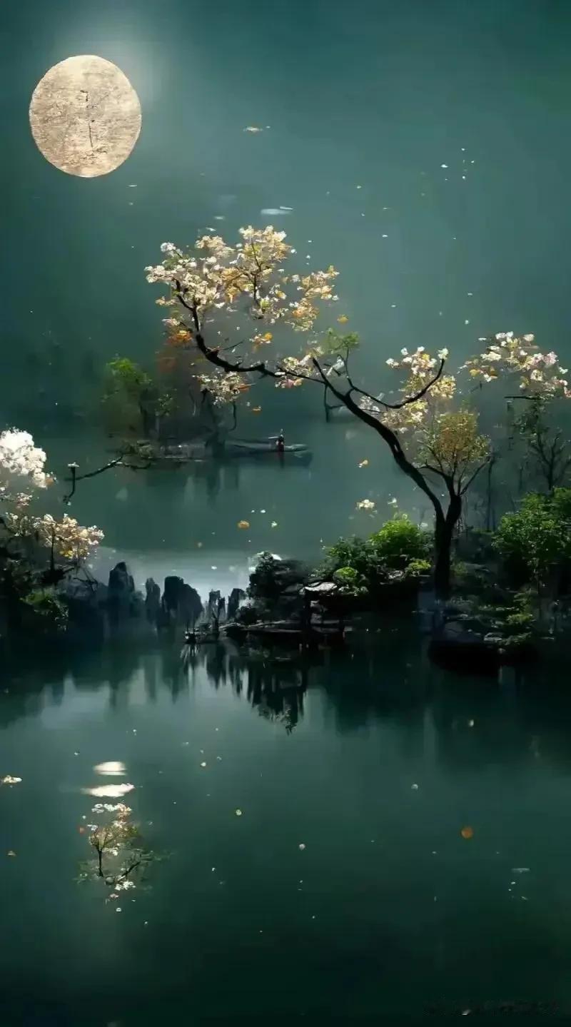 散步偶得
晚步徐行自向东，
华灯璀璨听寒蛩。
桂香漫逐秋风散，
月季含娇脸晕红。