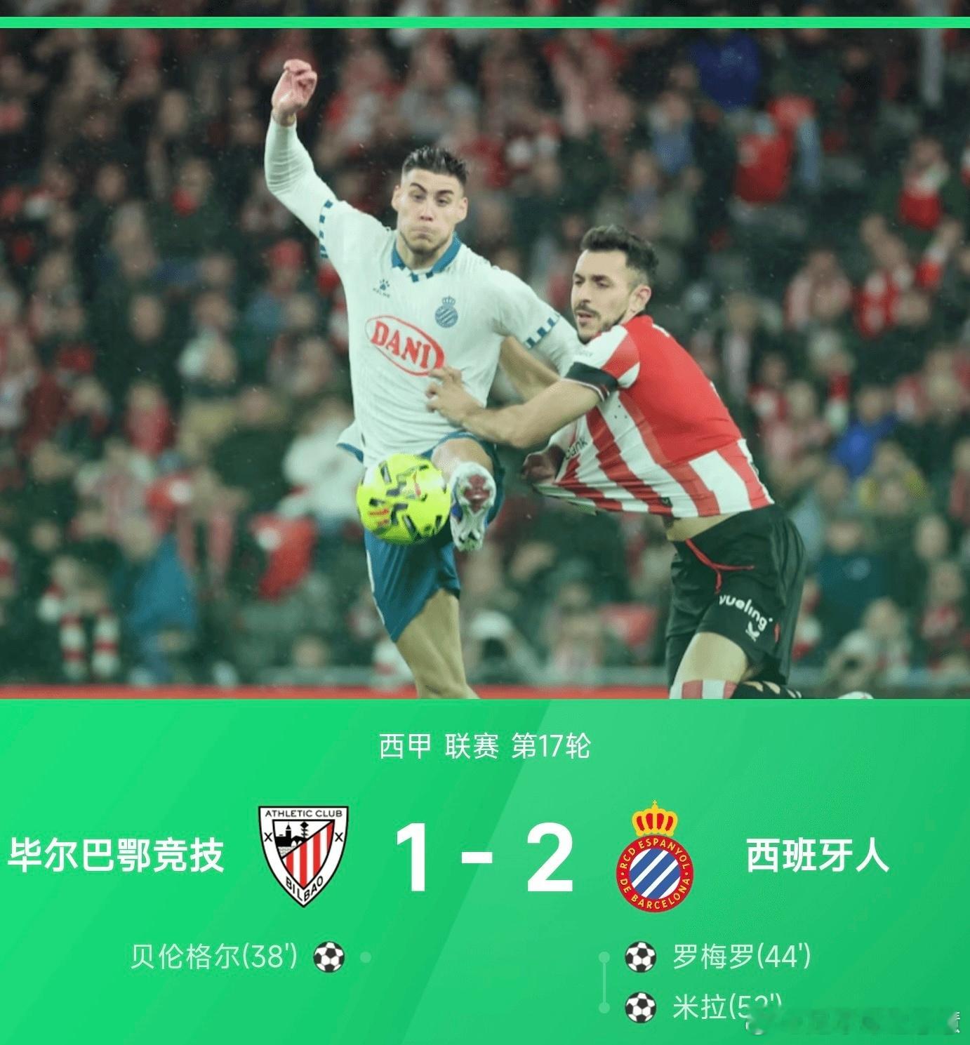 12月23日讯 2025-2026赛季西甲联赛第17轮展开焦点对决，毕尔巴鄂竞技