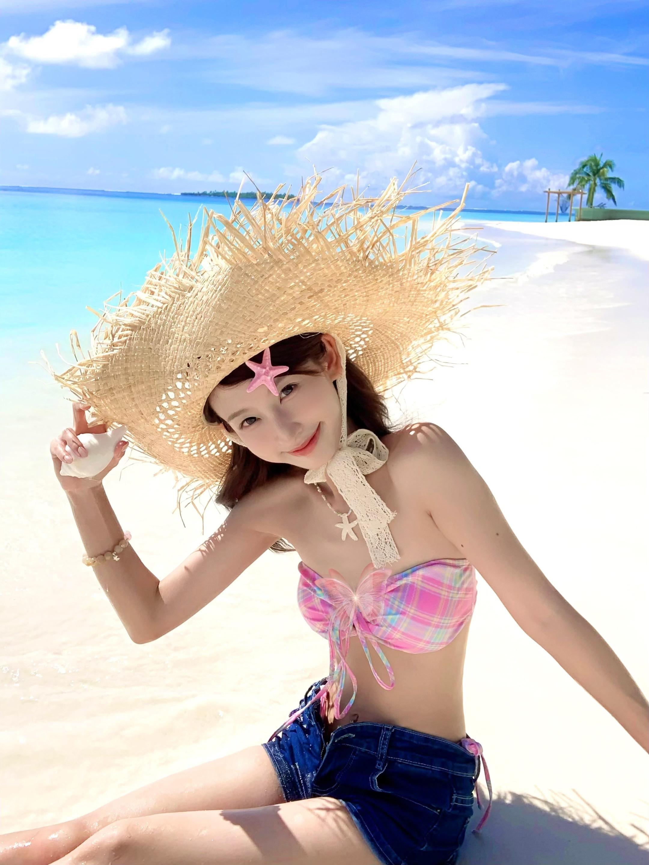 🐚°‧🫧⋆.ೃ࿔马尔代夫的果冻蓝！