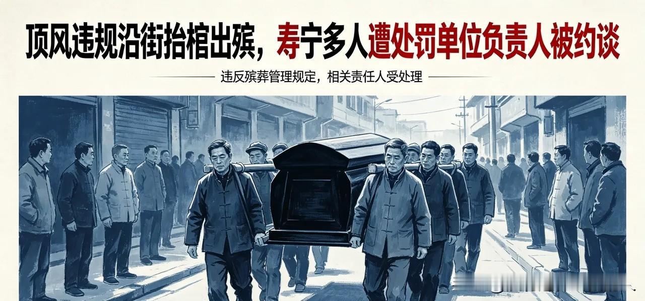 这个事情的处理没看懂！

福建寿宁县通报了"当街抬棺送葬"事件。2名组织者被行拘