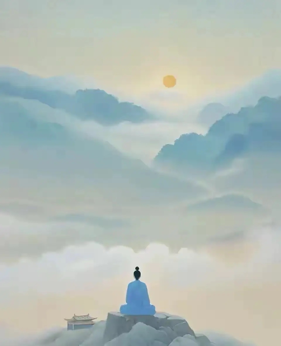 云卷云舒，不系于峰；花开花落，不问于春。天地万物皆在无常中自有其序，人亦当如是，