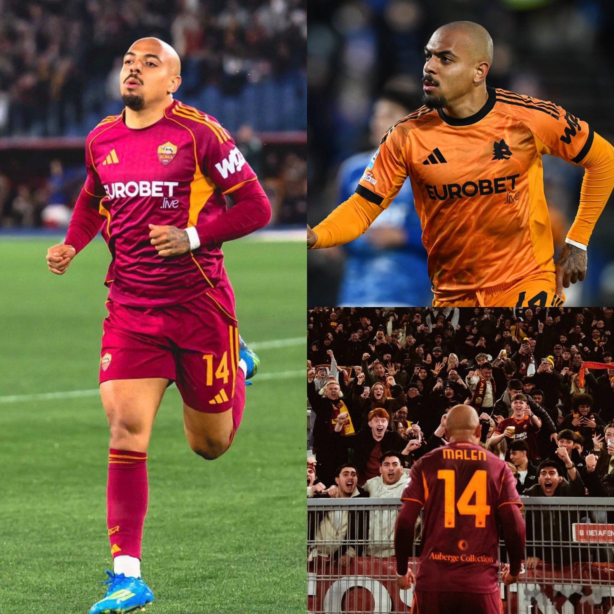 【帽子戏法】罗马3:0比萨，马伦上演帽子戏法。这是马伦在意甲的第10球，让他并列