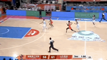 布里斯科反击一条龙打进！cba福建男篮vs山东男篮