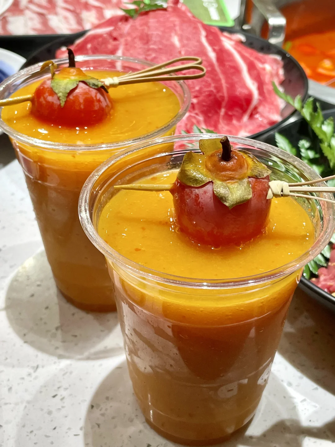 武汉秋天的第一顿火锅🍂🍲好香的桂花宴！