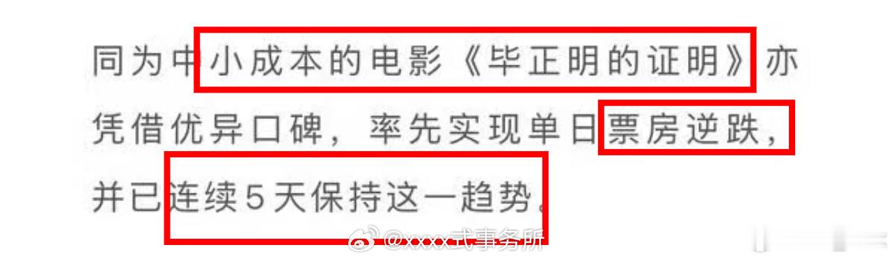 王安宇一番小成本电影《毕正明的证明》上映11天，票房预测连涨📈9️⃣天，稳步攀