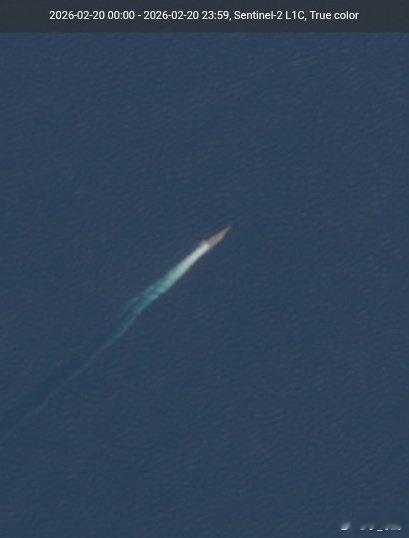 Sentinel2拍摄的美国濒海战斗舰的卫星照片美伊冲突中东局势