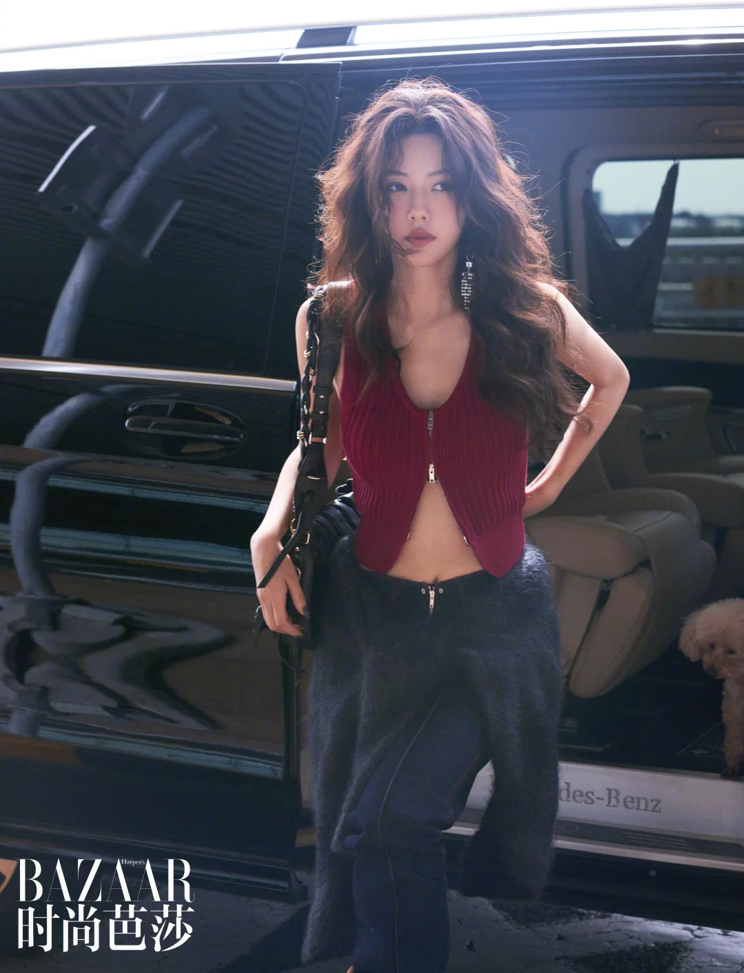 蔡文静 出发前往巴黎时装周