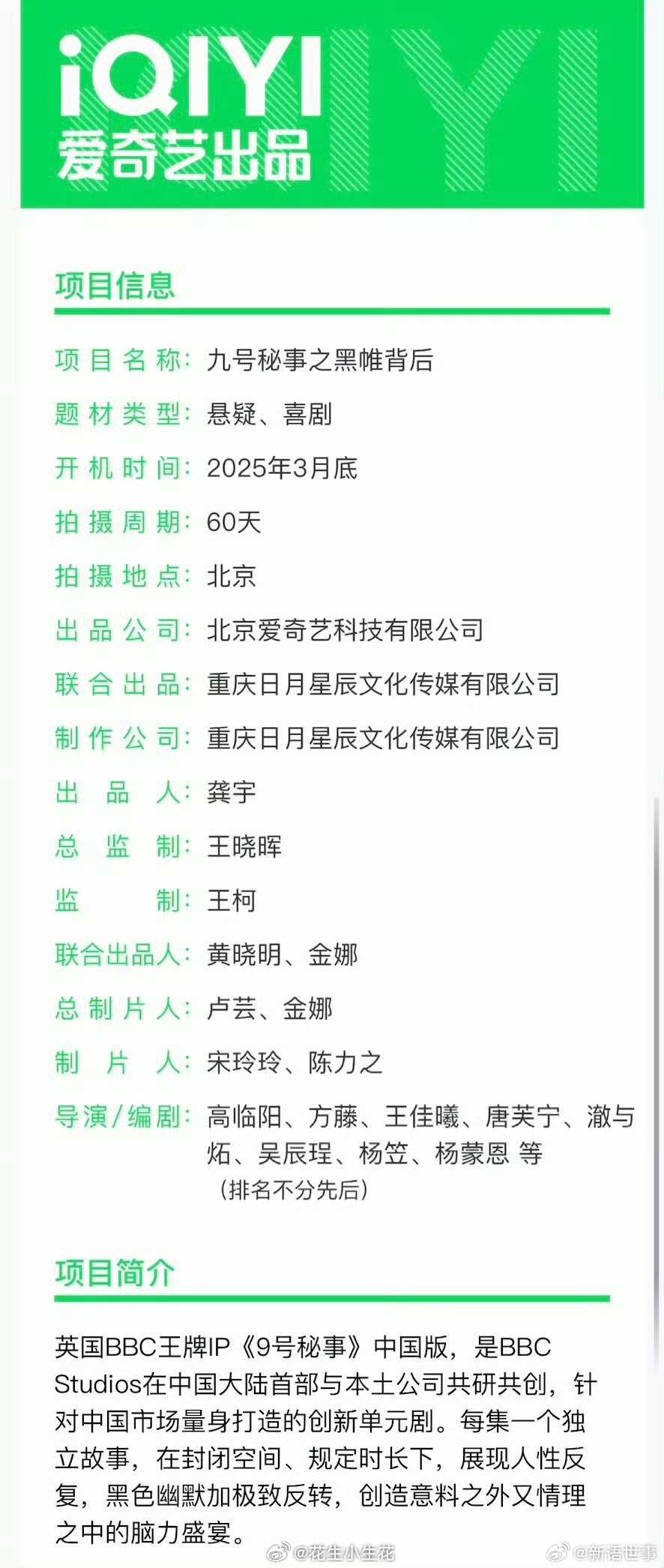 魏大勋九号秘事魏大勋岳云鹏九号秘事魏大勋好起来了，一番男主搭档岳云鹏。  出演九