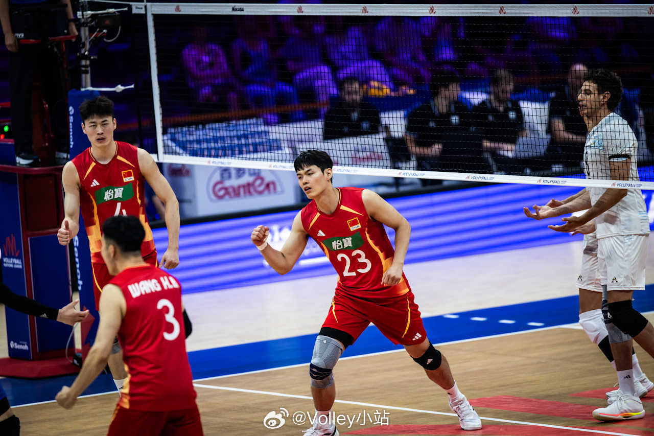 一传数据｜中国男排0比3阿根廷男排（22-25 19-25 22-25）李磊22
