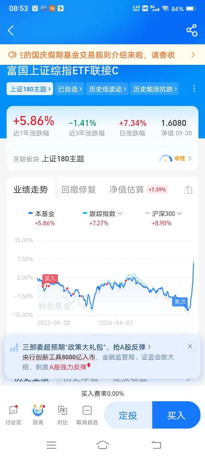 A股市场一个星期左右，成交量从四千多亿暴涨到二万六千多亿，大盘涨幅高达五百多点。