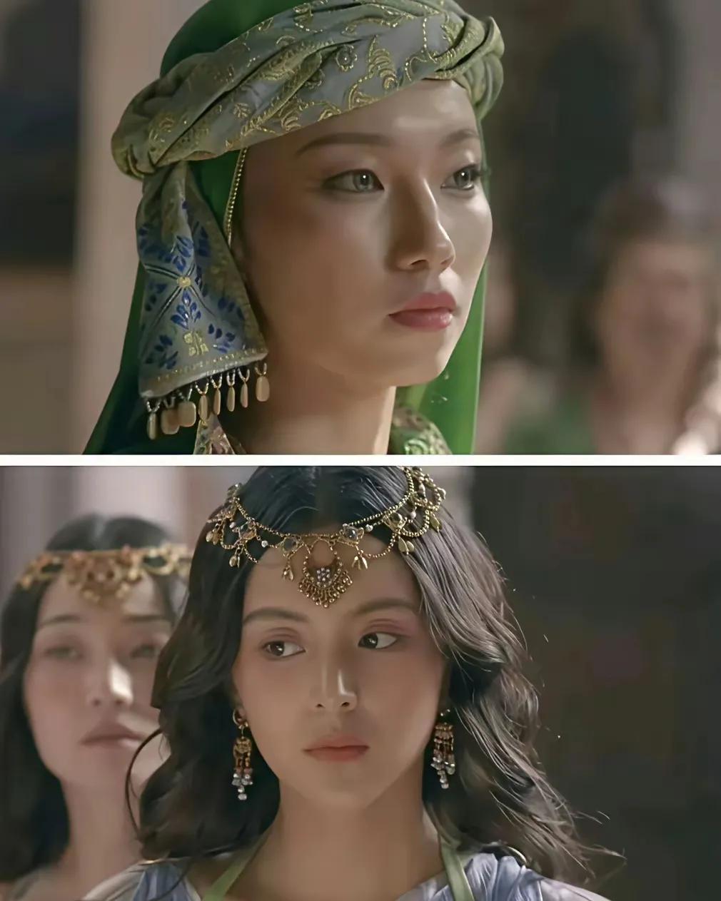 导演有点东西，这审美，谁看了不说一声真妙啊～

公主长这样（上图）：平平无奇；丫