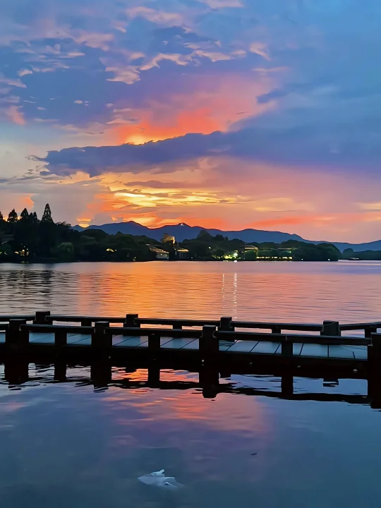 9.12杭州！暴雨后的西湖晚霞live❗️❗️