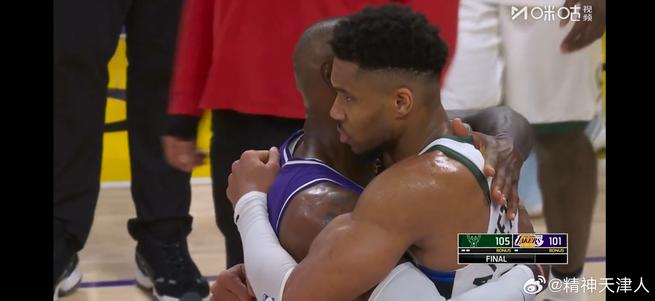 东子全锅 心疼老詹 被字母大帽加抢断 