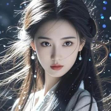 古装美女，飘逸发丝，梦幻唯美，仙女下凡