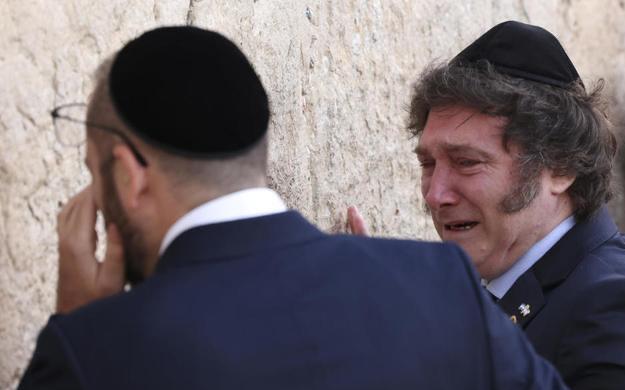 看样子，这是要给犹太权贵送投名状的，米莱于‌2026年4月19日跑到以色列进行正