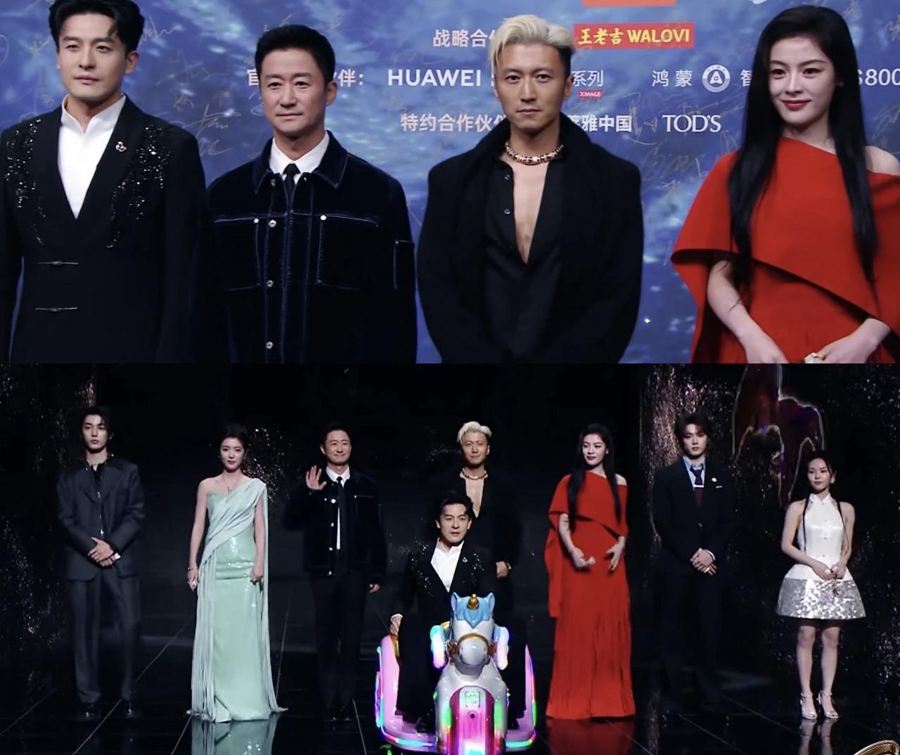 谢霆锋啊，怎么变成这样了？一眼看过去还以为是王家尔。北京不是很冷吗，脖子露出那么