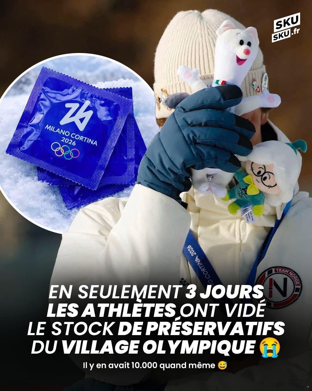 冬奥红灯避孕套用完了  据意大利新闻报等多家媒体报道说，米兰冬奥会的物资供应出现