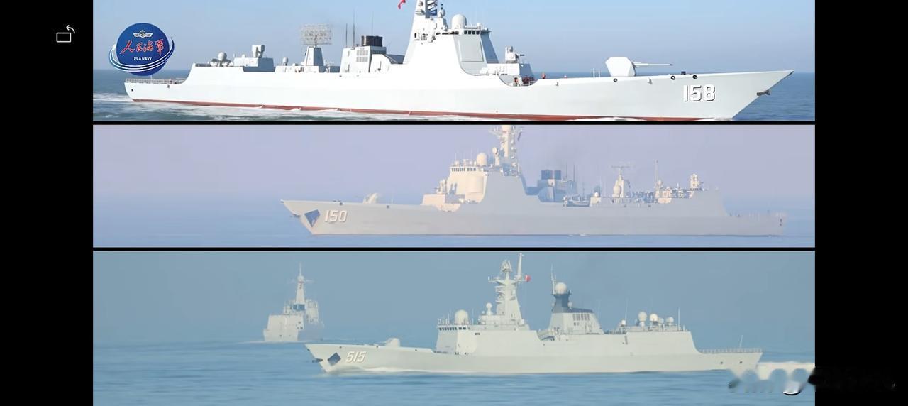 这确实漂亮啊，第三代052D，居然再次露面了……

这一次，人民海军，直接公开画