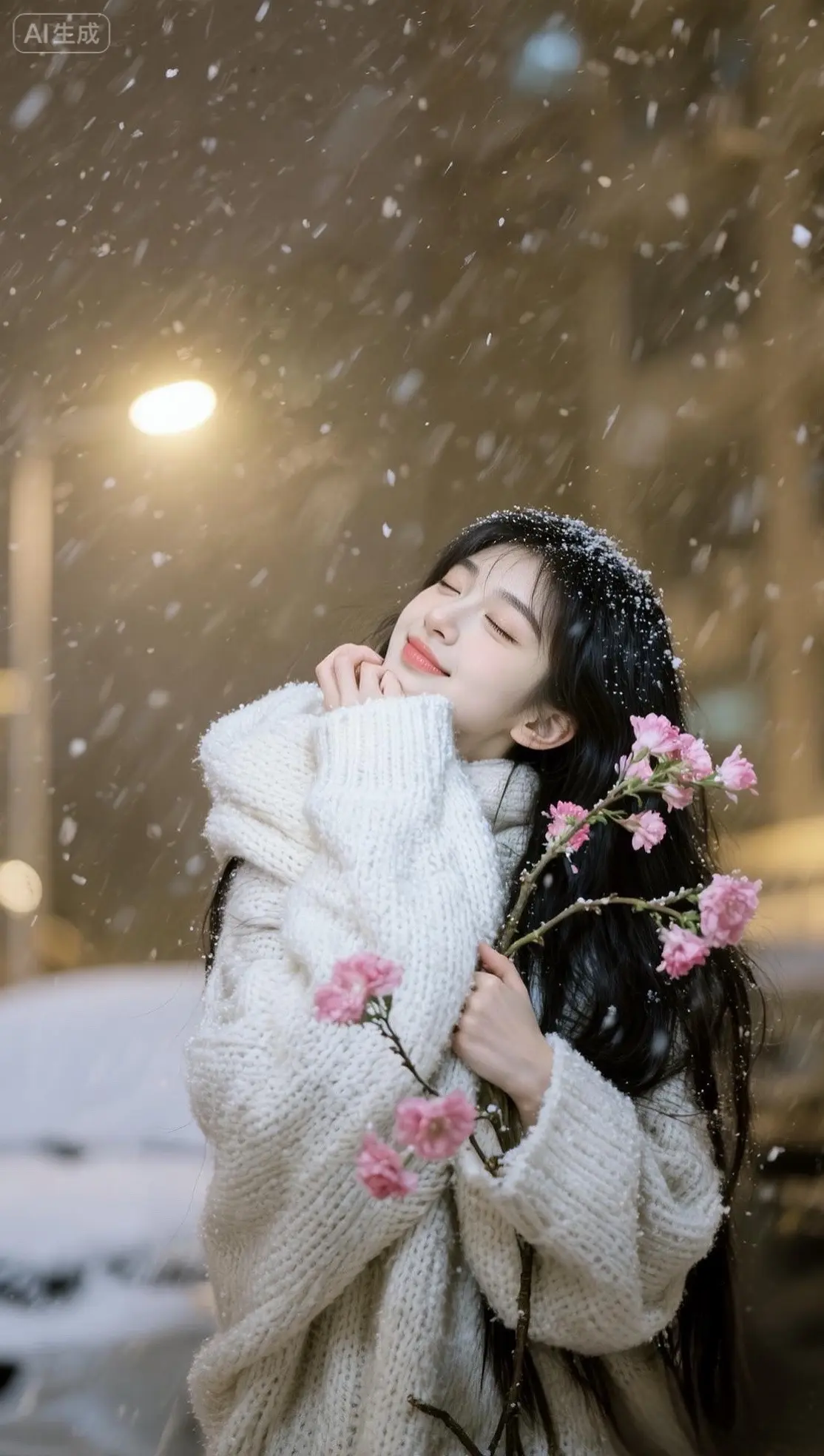 他朝若是同淋雪，此生也算共白头。
