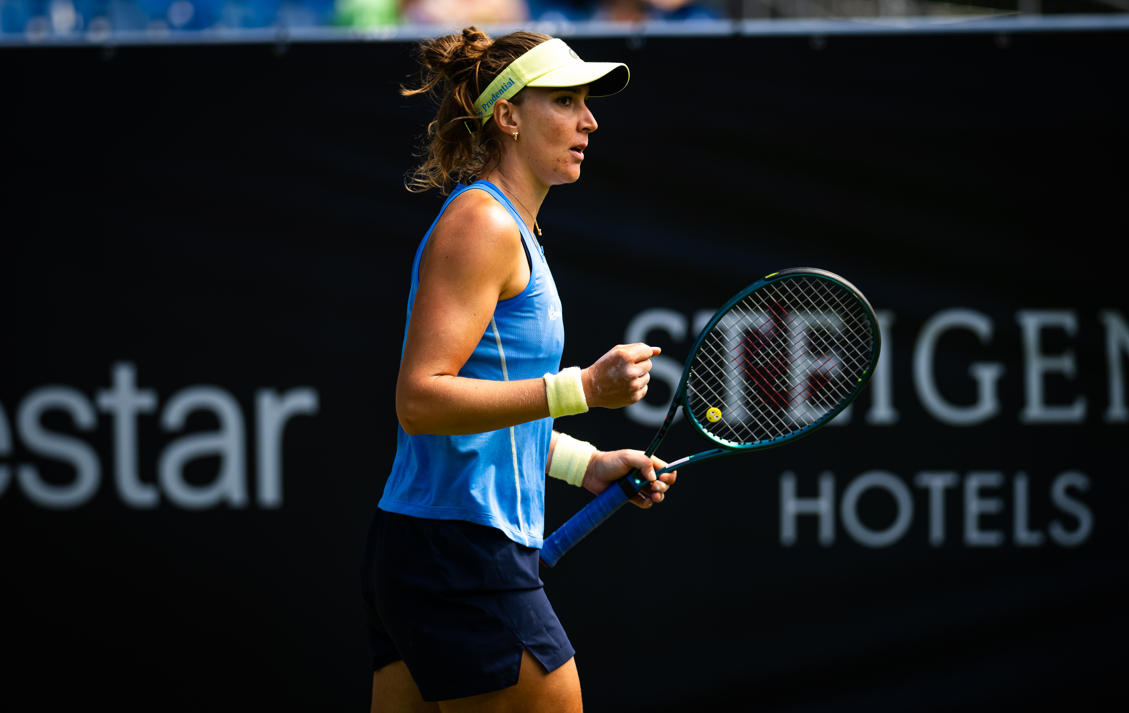 WTA500巴特洪堡站首轮，玛雅以6-1 6-4完胜幸运落败者克鲁格，接下来将对