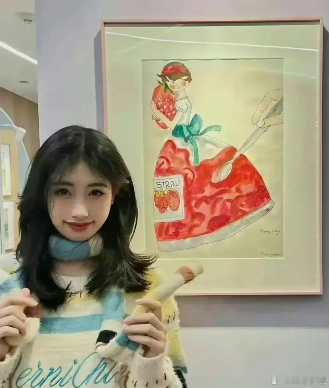 冯小刚的女儿朵朵和小S的女儿都办画展了为什么王诗龄没有办画展？因为人家是正儿八经