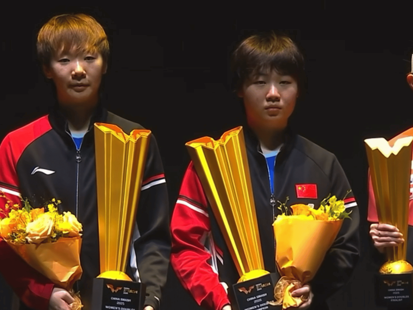 2025中国大满贯女单，女双冠军🏆2026中国大满贯女单，女双冠军🏆恭喜王曼