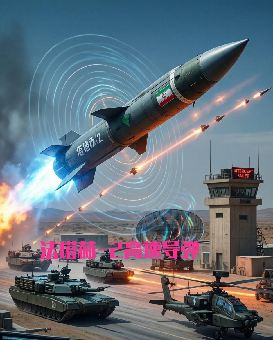 伊朗“法塔赫-2”高超音速导弹厉害之处——15马赫极速+不可预测机动+隐身+高精