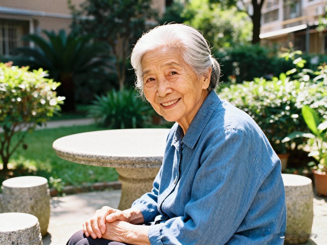 小区门口的老槐树又开花了，白花花的一串挂在枝头，风一吹，落得满地都是。张奶奶挎着