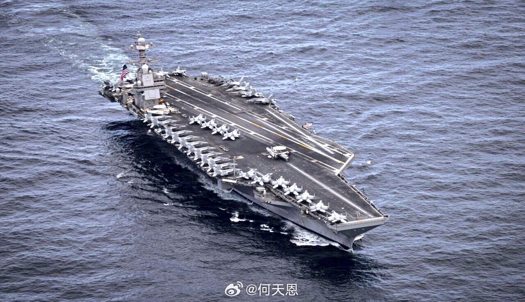 重大消息：伊斯兰革命卫队称：其已向阿拉伯海的“亚伯拉罕·林肯”号航空母舰发射了 