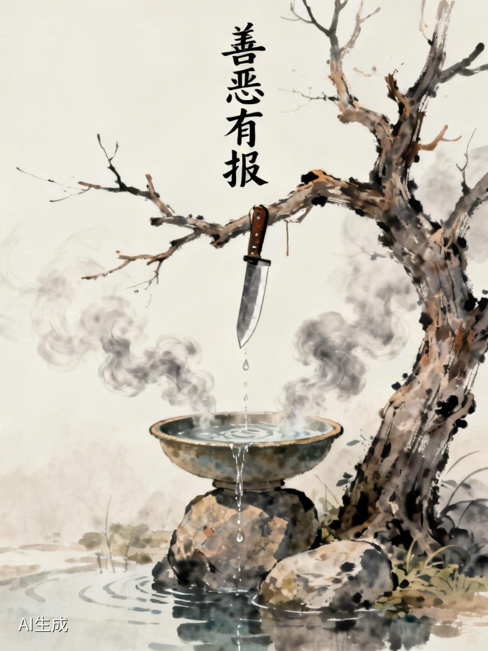 “恶有恶报，善有善报”，我还真信。就像故事里姓王的屠夫，一辈子杀猪，还总给猪浇冷