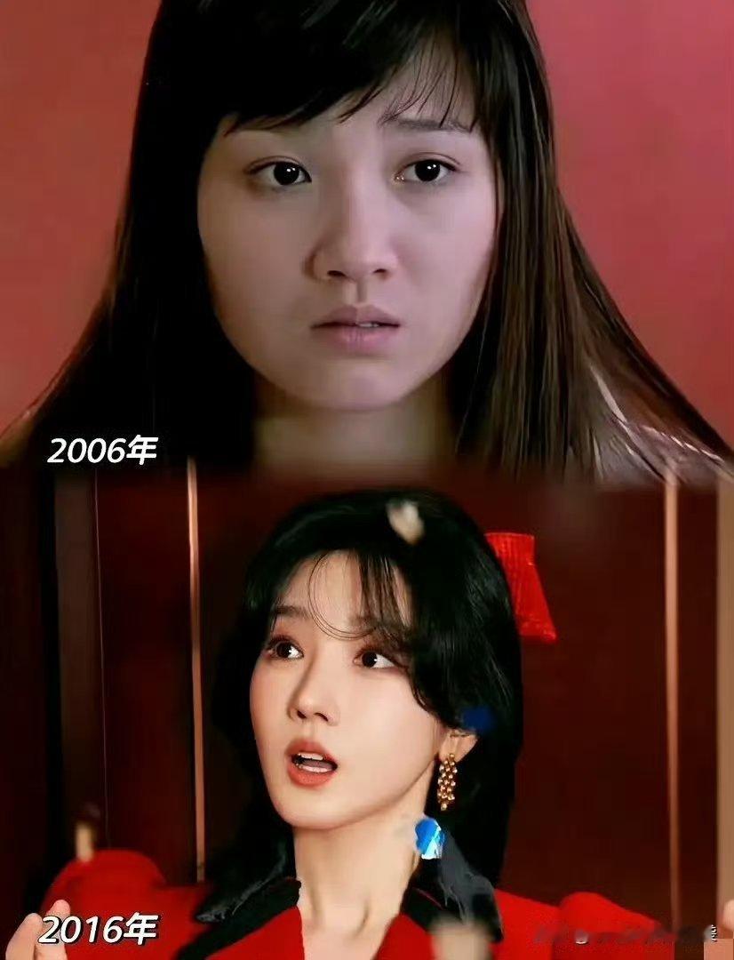 陈小纭以前和现在对比，绝对是逆袭大女主剧情 