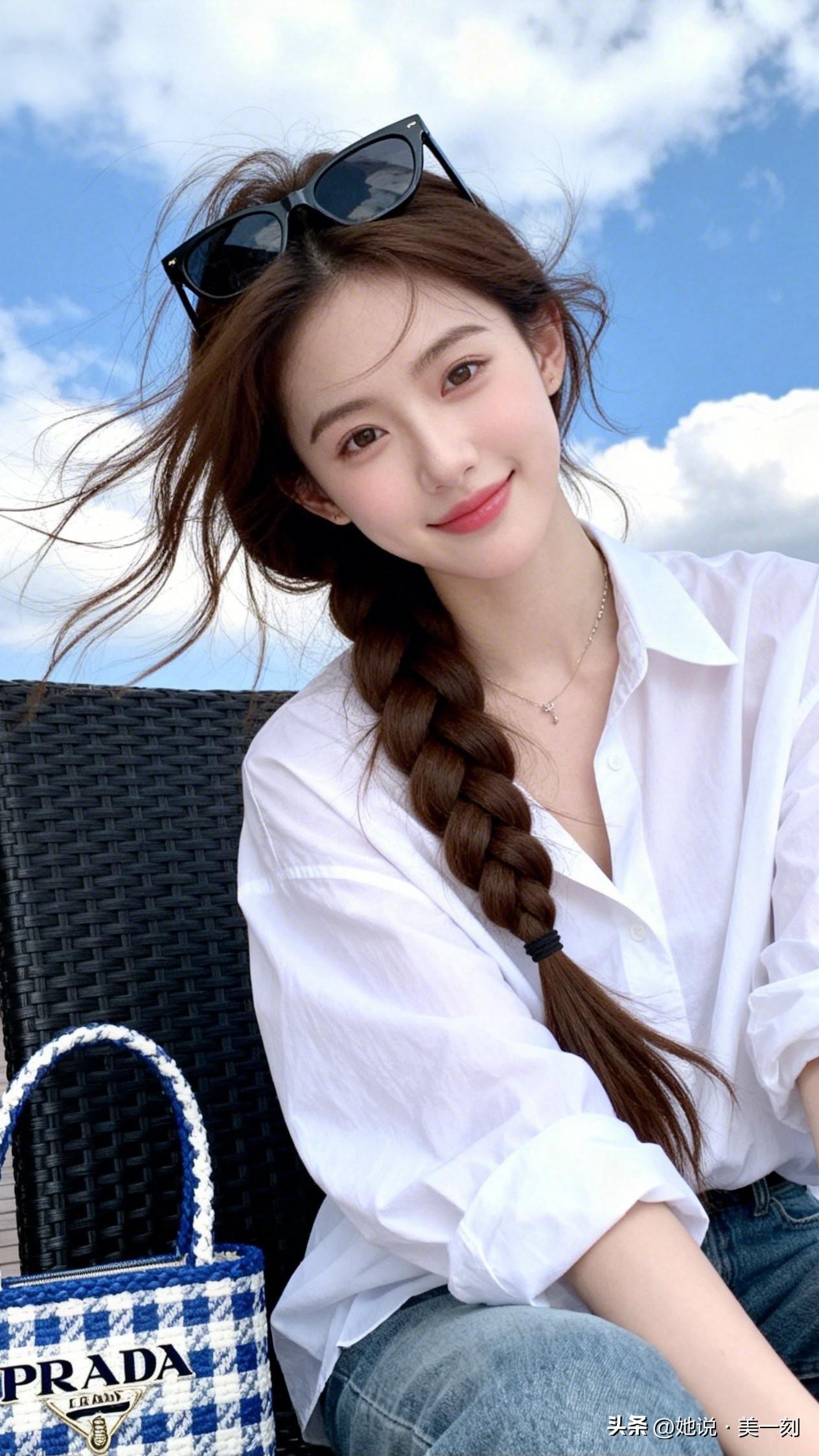 元气少女穿搭指南💕花间一壶酒，对饮成三人。