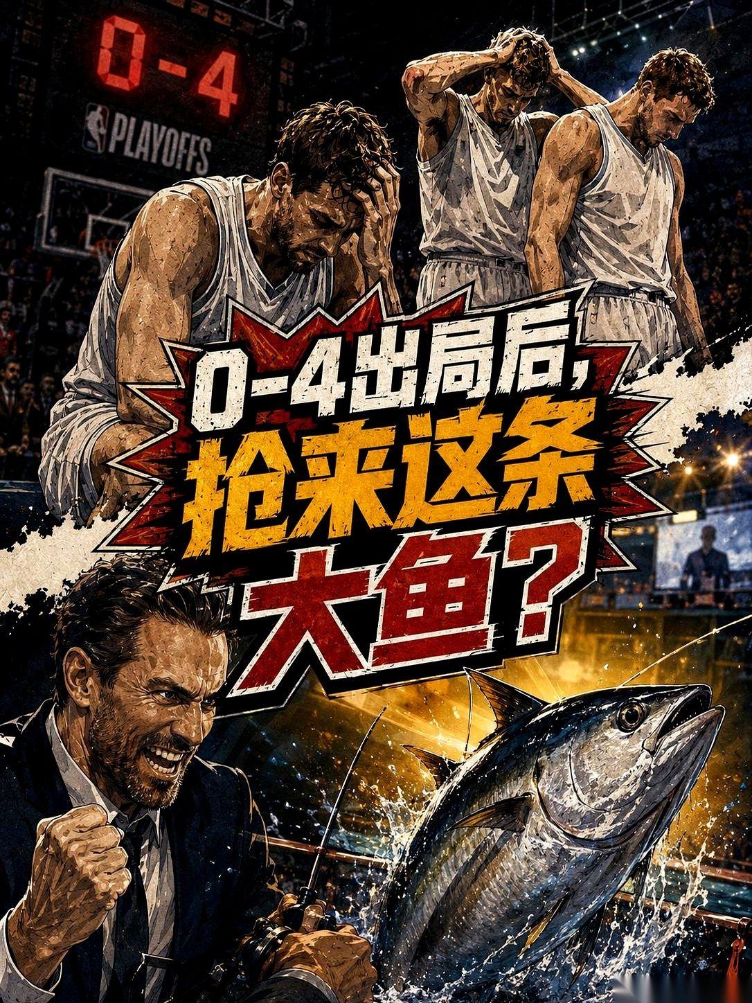 4-0。被雷霆队横扫出局。
更衣室里死寂一片，只有撕扯绷带的声音。布克低着头，杜