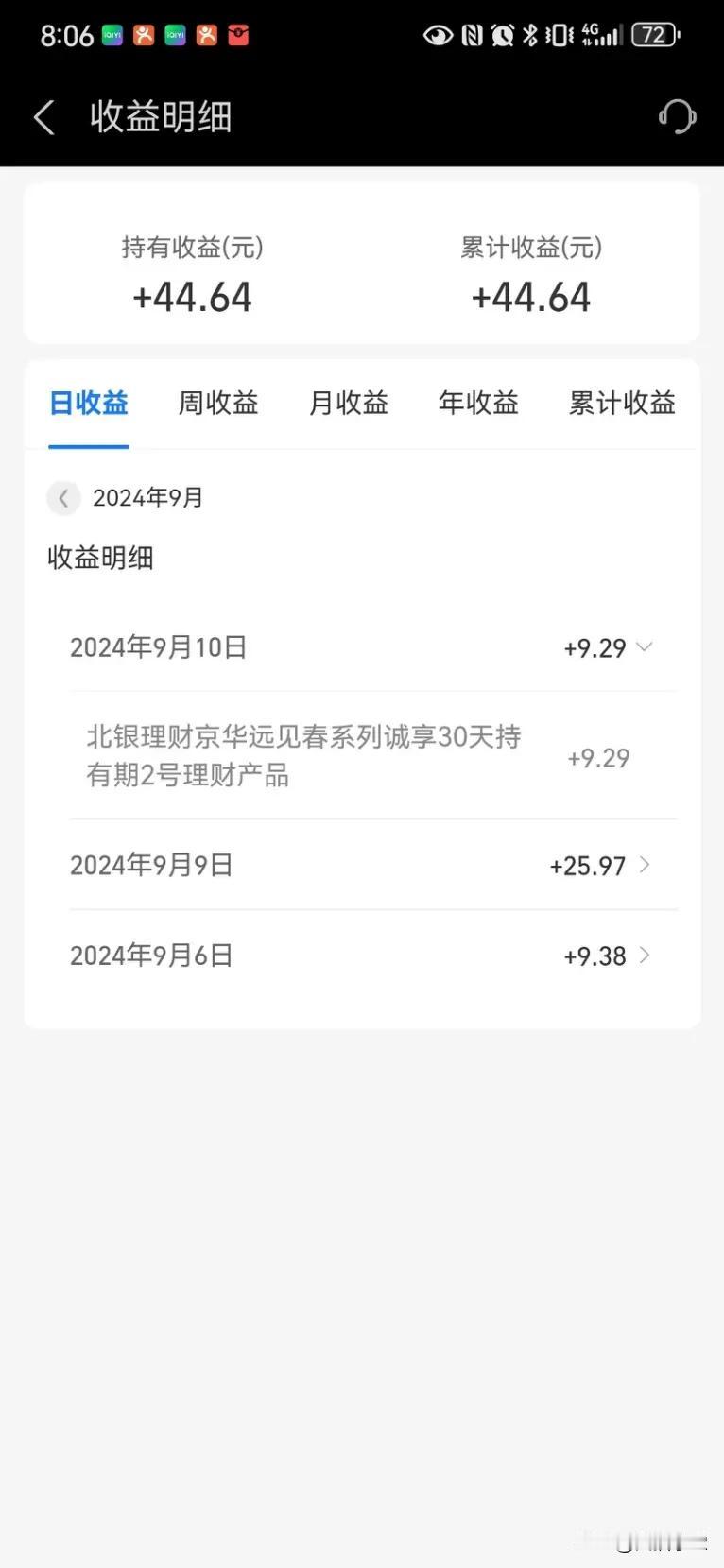 更新一下收益。 
昨天的收益是9.29。 
就这几天来看，稳定性还可以，年化还是