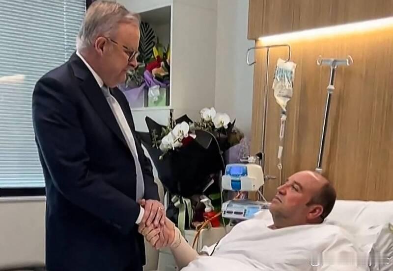 【邦迪海滩枪击案英雄挺身夺枪 澳洲总理探望并赞扬勇气】海外新鲜事 澳大利亚悉尼邦