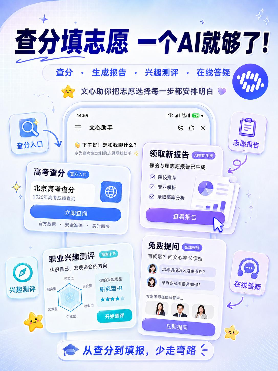 高考填志愿别靠感觉，靠我
高考出分这天，所有人都在点“刷新”
查分数、查学校、查
