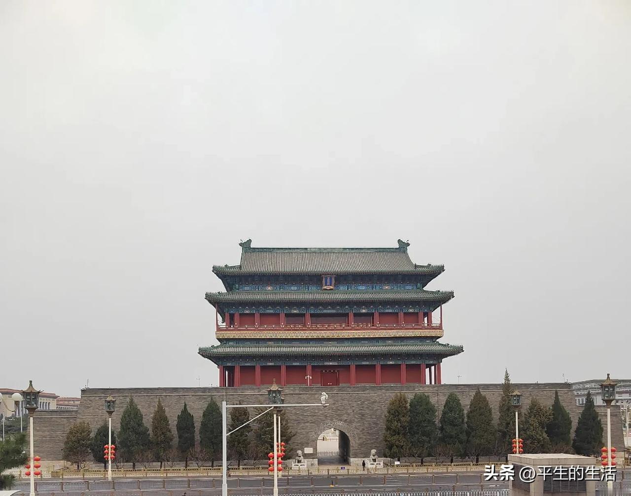 晒图笔记大赛正阳门，其地理位置，在今日北京天安门广场的南面，近年来，几经修整后，