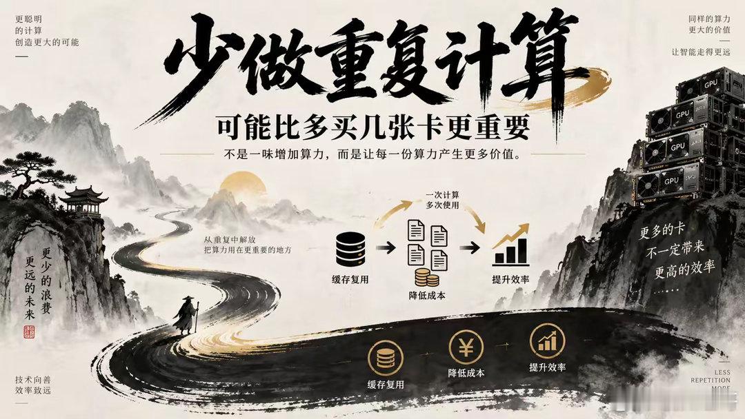 算力贵了以后，中科曙光开始研究怎么让AI少算几遍中科曙光最近推出ParaCach