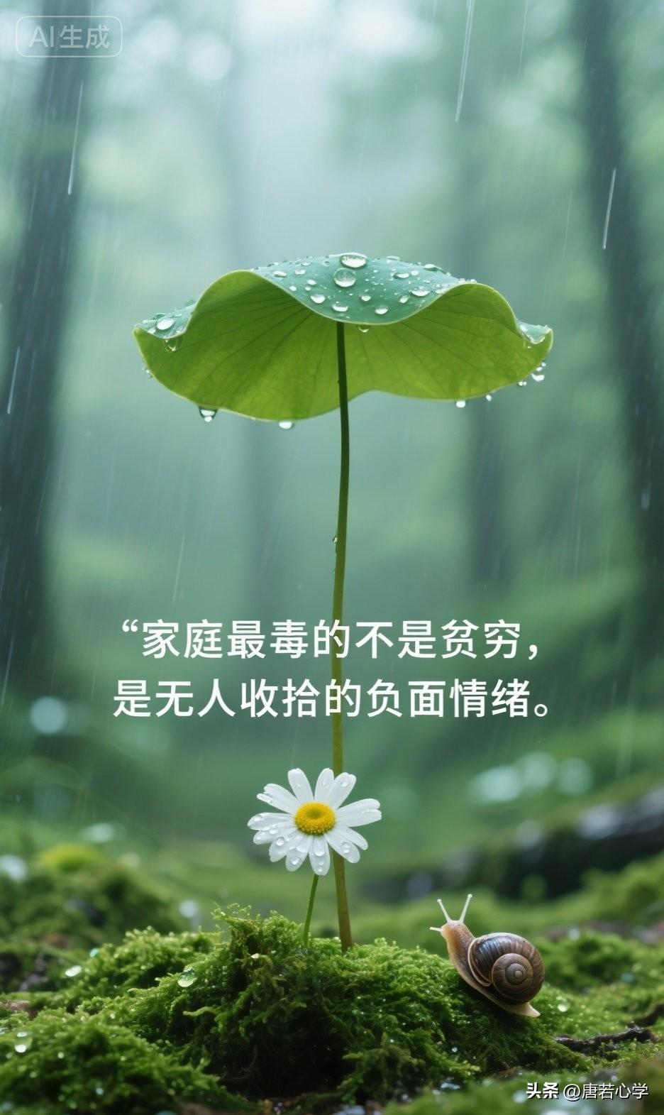 心理学家说，"判断一个家庭是否正在走下坡路，重要的不是看家里有多少存款，也不是看