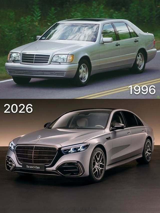 各种汽车品牌的1996和202630年来汽车设计的巨变……那个品牌越变越帅了？宝