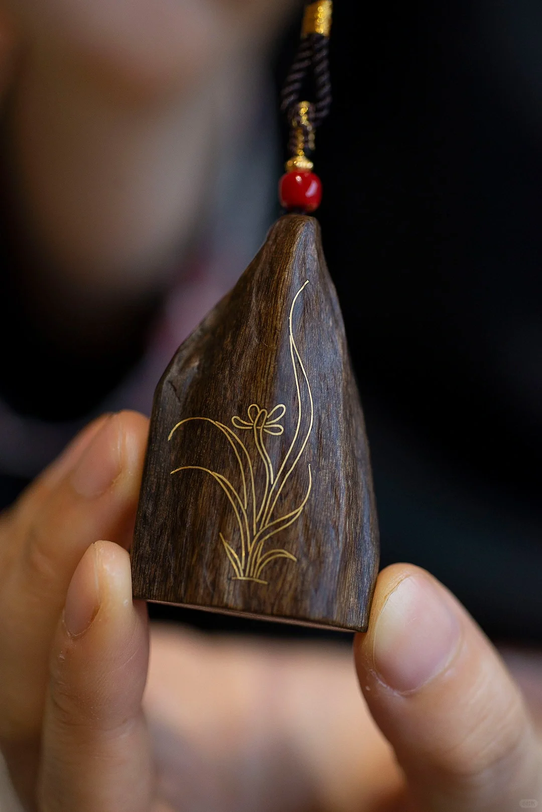 沉香兰花，配戴很有国风韵气质❤️